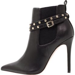 Botki damskie: Faith WIDE FIT WIZ Botki na obcasie black
