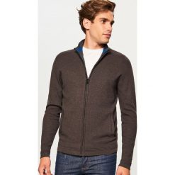 Sweter zapinany na zamek - Bordowy. Czerwone swetry rozpinane męskie marki Reserved, l. Za 99,99 zł.