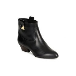 Botki Marc Jacobs MJ19102. Czarne botki damskie marki Marc Jacobs, bez obcasa, bez zapięcia. Za 2103,20 zł.