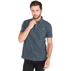 Trussardi Jeans Polo Koszulka Szary. Szare podkoszulki męskie Trussardi Jeans, l, bez wzorów, z bawełny, bez rękawów. Za 418,95 zł.