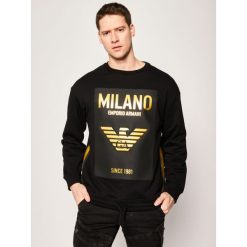 Bluza Emporio Armani Milano Maxi Logo 3H1M72 1JPHZ 0002. Czarne bluzy męskie Emporio Armani, m, bez wzorów, z bawełny, bez kołnierzyka, bez rękawów, bez kaptura. W wyprzedaży za 699,00 zł.