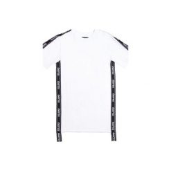 BLACK TAPE TS. Białe t-shirty damskie marki MAJORS, s, z aplikacjami, z bawełny, bez kołnierzyka. Za 130,00 zł.
