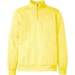 Bluza ze stójką bonprix jasna limonka. Żółte bluzy męskie bonprix, m, bez wzorów, ze stójką, bez rękawów, bez kaptura. Za 42,99 zł.