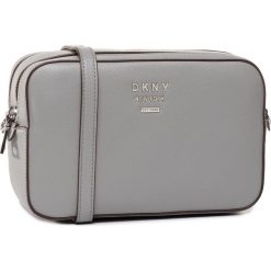 Torebka DKNY - Whitney Camera Bag R01EHH37 Grey Melange GRG. Szare listonoszki damskie DKNY, bez wzorów, ze skóry, bez dodatków. Za 979,00 zł.