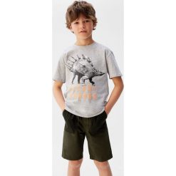 Mango Kids - Szorty dziecięce Luis 110-164 cm. Żółte spodenki chłopięce Mango Kids, bez wzorów, z bawełny, casualowe. Za 79,90 zł.