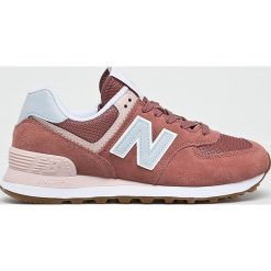 New Balance - Buty WL574FLD. Szare buty sportowe damskie marki New Balance, z materiału. W wyprzedaży za 299,90 zł.