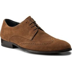 Półbuty JOOP! - Kleitos 4140003941 Cognac 703. Pomarańczowe półbuty męskie JOOP!, na co dzień, bez wzorów, ze skóry, bez zapięcia. W wyprzedaży za 399,00 zł.
