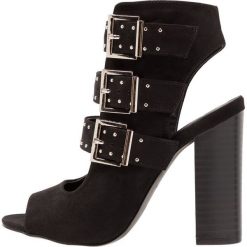 Sandały damskie: New Look Wide Fit WIDE FIT ZUCKLE Sandały na obcasie black