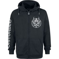 Bluzy męskie: Disturbed EMP Signature Collection Bluza z kapturem rozpinana czarny