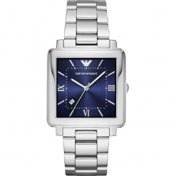 Zegarek EMPORIO ARMANI - Modern Squre AR11072 Silver/Silver. Szare zegarki męskie marki Emporio Armani. W wyprzedaży za 769,00 zł.