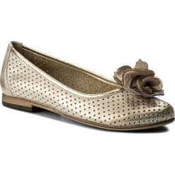 Baleriny SERGIO BARDI - Bianchi SS127333318RB 727. Żółte baleriny damskie Sergio Bardi, bez wzorów, ze skóry, klasyczne, bez obcasa, na płaskiej podeszwie. W wyprzedaży za 189,00 zł.