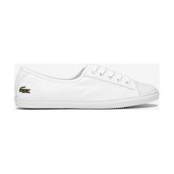 Lacoste Ziane Trampki Biały. Białe trampki i tenisówki damskie Lacoste, bez wzorów, z materiału, bez zapięcia. Za 335,95 zł.