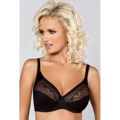 Biustonosz DanielaBlack 59 soft. Różowe biustonosze marki Gaia, w koronkowe wzory, z koronki. Za 66,99 zł.