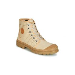 Buty Pataugas AUTHENTIQUE/T. Brązowe trampki męskie Pataugas, bez wzorów, bez zapięcia. Za 569,00 zł.