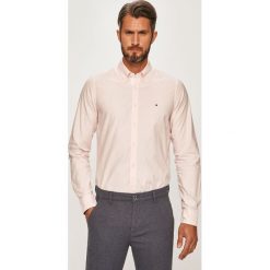 Tommy Hilfiger - Koszula MW0MW10378. Zielone koszule męskie TOMMY HILFIGER, m, bez wzorów, z bawełny, casualowe, button down, z długim rękawem. W wyprzedaży za 259,90 zł.