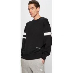 Calvin Klein - Bluza. Czarne bluzy męskie Calvin Klein, s, z nadrukiem, z bawełny, z kapturem, bez rękawów, bez kaptura. Za 539,90 zł.