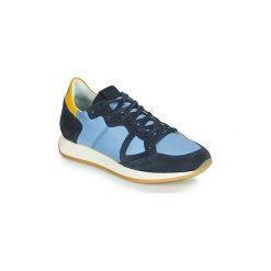 Buty Philippe Model MONACO VINTAGE BASIC. Niebieskie trampki i tenisówki damskie marki Philippe Model, bez wzorów, bez zapięcia. Za 1189,00 zł.