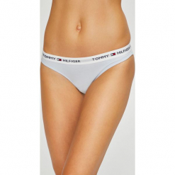 Tommy Hilfiger - Stringi. Brązowe stringi TOMMY HILFIGER, l, z bawełny. Za 69,90 zł.