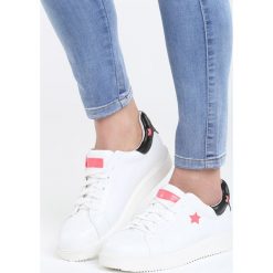 Biało-Fuksjowe Buty Sportowe Friend Of Mine. Białe buty sportowe damskie Born2be, bez wzorów, sportowe. Za 59,99 zł.