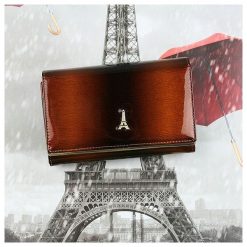 ObŁĘdny skÓrzany portfel damski paris design skÓra naturalna. Szare portfele damskie PARIS DESIGN, bez wzorów, ze skóry. Za 109,00 zł.