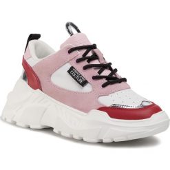 Sneakersy VERSACE JEANS COUTURE - E0VVBSC2 71366 K80. Różowe półbuty damskie Versace Jeans Couture, z jeansu. W wyprzedaży za 669,00 zł.