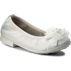 Baleriny dziewczęce: Baleriny GEOX – J Plie’ B J8255B 04402 C1000 M White