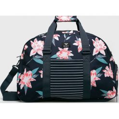 Roxy - Torba. Szare torebki damskie sportowe Roxy, w paski, z poliesteru, sportowe, na ramię, bez dodatków. Za 189,90 zł.