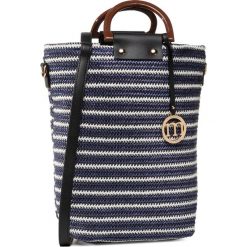 Torebka MONNARI - BAG1900-013 Navy. Niebieskie torebki klasyczne damskie Monnari, z aplikacjami, ze skóry ekologicznej, klasyczne, zdobione, bez dodatków. W wyprzedaży za 139,00 zł.