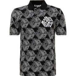McQ Alexander McQueen CLEAN Koszulka polo darkest black. Czarne koszulki męskie marki McQ Alexander McQueen, s, bez wzorów, z bawełny, bez rękawów. Za 669,00 zł.