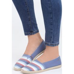 Niebieskie Espadryle Lie is Thief. Niebieskie tomsy damskie Born2be, z materiału, na płaskiej podeszwie. Za 29,99 zł.