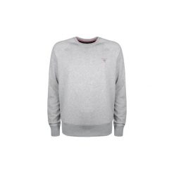 Bluzy Gant 276122 / Original C-Neck Sweat. Szare bluzy męskie GANT, xl, bez wzorów, bez kołnierzyka, bez rękawów, bez kaptura. Za 289,00 zł.