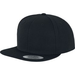 Czapki z daszkiem damskie: Yupoong Organic Cotton Snapback Czapka Snapback czarny