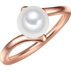Pozłacany pierścionek z perłą. Żółte pierścionki damskie The Pacific Pearl Company, Nova Pearls Copenhagen & Co., z perłą, srebrne. W wyprzedaży za 78,95 zł.