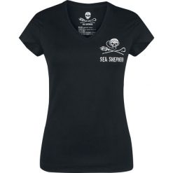 Sea Shepherd Jolly Diver Koszulka damska czarny. Czarne bluzki asymetryczne Sea Shepherd, l. Za 99,90 zł.