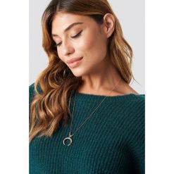Naszyjniki damskie: Linn Ahlborg x NA-KD Naszyjnik Gold Hook - Gold