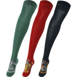 Skarpetki damskie: Harry Potter Houses Zakolanówki wielokolorowy
