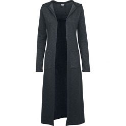 Kardigany damskie: Urban Classics Ladies Space Dye Hooded Cardigan Kardigan damski odcienie czarnego