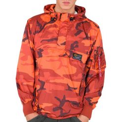 Kurtka Alpha Industries Glider Anorak 196131-309. Czerwone kurtki męskie Alpha Industries, xxl, z aplikacjami, z dzianiny, klasyczne, bez kaptura. W wyprzedaży za 419,99 zł.