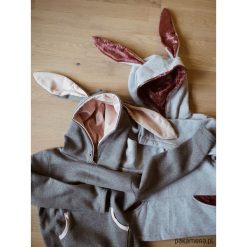 Bluzy dziewczęce: Bluza Królik z uszami