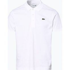 Lacoste - Męska koszulka polo, biały. Białe koszulki męskie Lacoste, s, bez wzorów, klasyczne, polo, bez rękawów. Za 349,95 zł.
