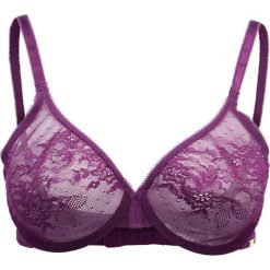 Biustonosze bardotka: Gossard GLOSSIES MOULDED Biustonosz z fiszbiną dark purple