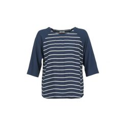 Bluzki Tommy Jeans NATEIRA. Niebieskie bluzki damskie Tommy Jeans, m, bez wzorów, z jeansu, bez kołnierzyka, bez rękawów. Za 287,20 zł.