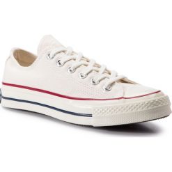 Trampki CONVERSE - Chuck 70 Ox 162062C Parchment/Garnet/E. Brązowe półbuty damskie Converse, bez wzorów, z gumy, bez zapięcia. Za 369,00 zł.