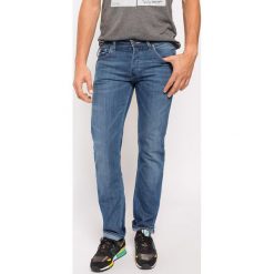 Lee - Jeansy Powell Bluelegacy. Niebieskie jeansy męskie marki Lee, l, bez wzorów. Za 299,90 zł.