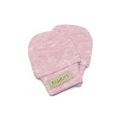 Juddlies Rękawiczki Niedrapki Pink Fleck. Różowe czapeczki niemowlęce marki Juddlies, bez wzorów. Za 18,90 zł.