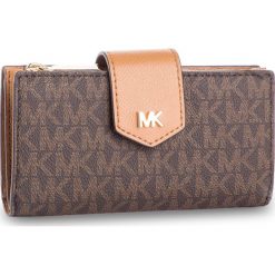 Duży Portfel Damski MICHAEL MICHAEL KORS - Money Pieces 32T9GF6F2B Brn/Acorn. Pomarańczowe portfele damskie MICHAEL Michael Kors, bez wzorów, ze skóry ekologicznej. Za 429,00 zł.