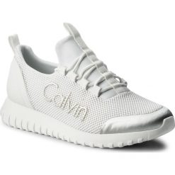 Sneakersy CALVIN KLEIN JEANS - Ron S0506 White/Silver. Białe sneakersy męskie Calvin Klein Jeans, bez zapięcia. W wyprzedaży za 299,00 zł.
