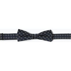Finshley & Harding London - Muszka męska z jedwabiu, niebieski. Niebieskie muszki męskie marki Finshley & Harding London, bez wzorów, z jedwabiu, wizytowe. Za 79,95 zł.