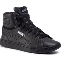 Sneakersy PUMA - Vikky V2 Mid Sl Jr 370619 03 Black/Black/Silver/White. Czarne trampki chłopięce Puma, bez wzorów, ze skóry ekologicznej, bez zapięcia. Za 249,99 zł.