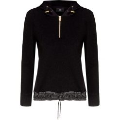 Bluza BOGNER LEILA. Czarne bluzy damskie Bogner, z dzianiny, krótkie. W wyprzedaży za 1408,00 zł.